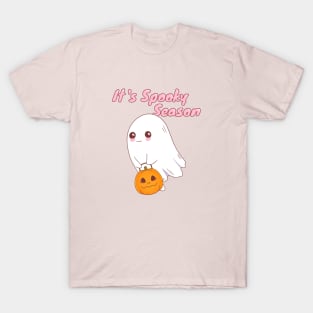 It's spooky season, cute ghost and pumpkin T-Shirt